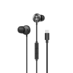 Forever wired earphones Music Soul USB-C black with microphone